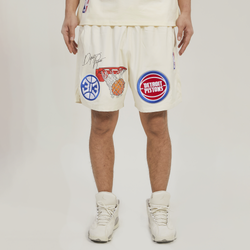 Men's - Pro Standard Pistons Champ 2.0 Woven Shorts - Tan/Tan