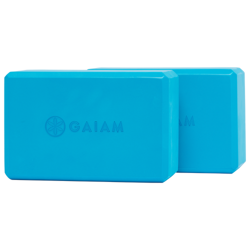 

Gaiam Gaiam Yoga Block 2PK Vivid Blue/Vivid Blue Size One Size