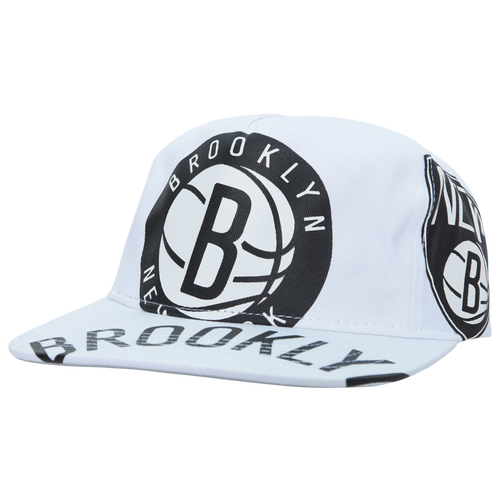 

Mitchell & Ness Mens Mitchell & Ness Nets In Your Face Deadstock Snapback - Mens Black/White Size One Size