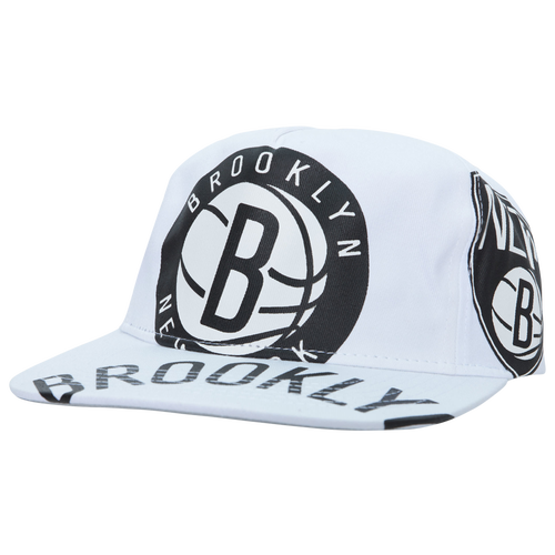 

Mitchell & Ness Mens Brooklyn Nets Mitchell & Ness Nets In Your Face Deadstock Snapback - Mens Black/White Size One Size
