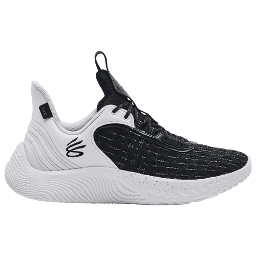 

Under Armour Team Boys Under Armour Team Team Curry 9 - Boys' Grade School Basketball Shoes White/Black/Black Size 7.0