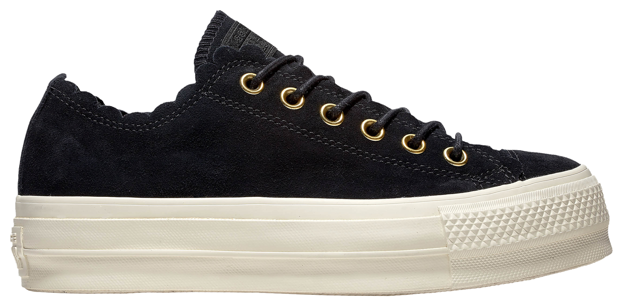chuck taylor all star platform frilly thrills suede ox