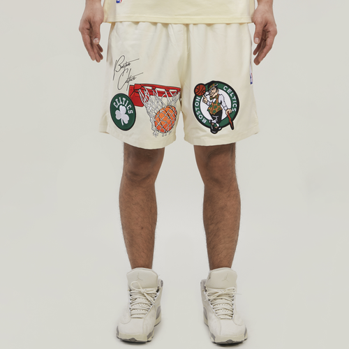 

Pro Standard Mens Pro Standard Celtics Champ 2.0 Woven Shorts - Mens Tan/Tan Size L