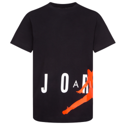 Boys' Grade School - Jordan HBR Sideline T-Shirt - Black/Orange