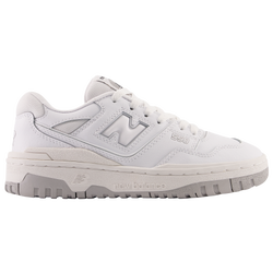 Boys' Grade School - New Balance 550 - White/Grey