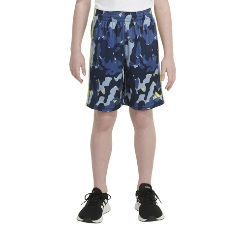 

Boys adidas adidas Camo Shorts - Boys' Grade School Blue/Green Size M