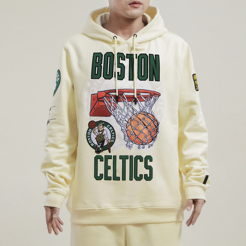 

Pro Standard Mens Boston Celtics Pro Standard Celtics Champ 2.0 Pullover - Mens Tan/Tan Size L
