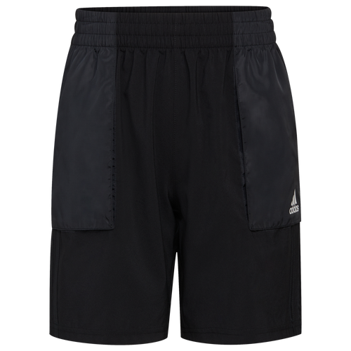 

adidas Boys adidas Woven Shorts - Boys' Grade School Black Size M