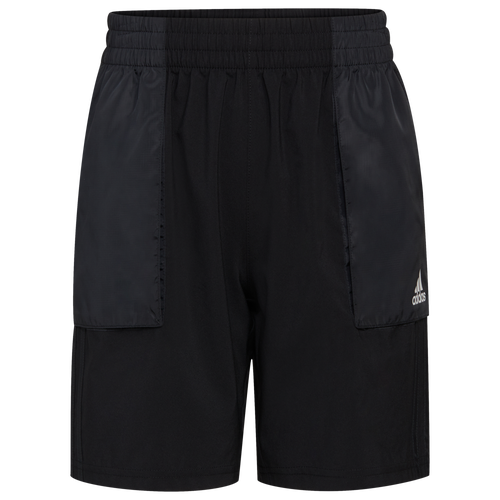 

Boys adidas adidas Woven Shorts - Boys' Grade School Black Size XL