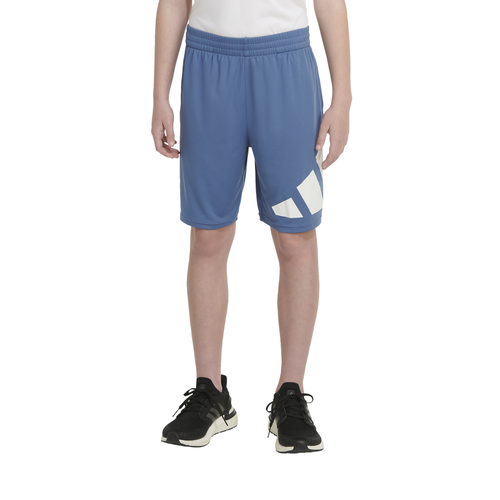 

Boys adidas adidas Sportswear Logo Shorts - Boys' Grade School Crew Blue Size S