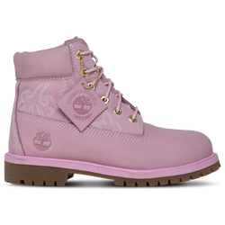 Boys' Grade School - Timberland Americana 6 Inch   - Pink/Pink