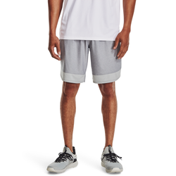Men's - Under Armour Stretch Training Football Shorts - Gray