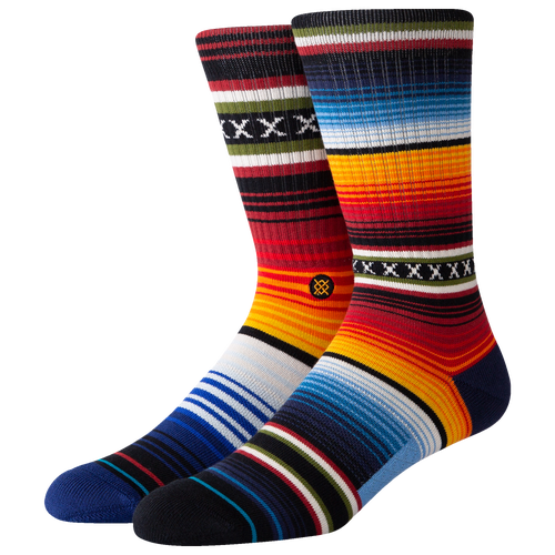 Shop Stance Curren Crew Socks In Blue