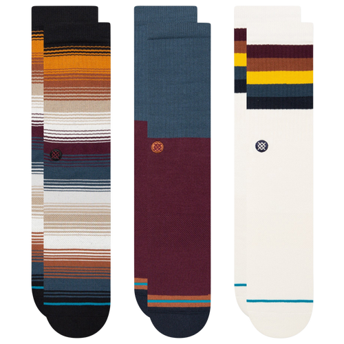 

Stance Stance Breakwater 3 pack Socks - Adult Navy/Multi Size L