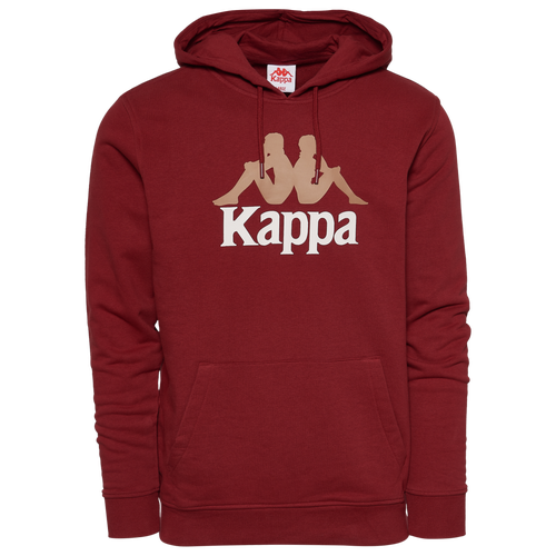 

Kappa Mens Kappa Authentic Malmo Hoodie - Mens Maroon/White Size M