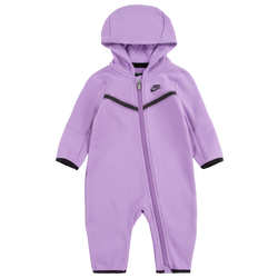 Boys' Infant - Nike Tech Fleece Coverall - Violet Star/Black