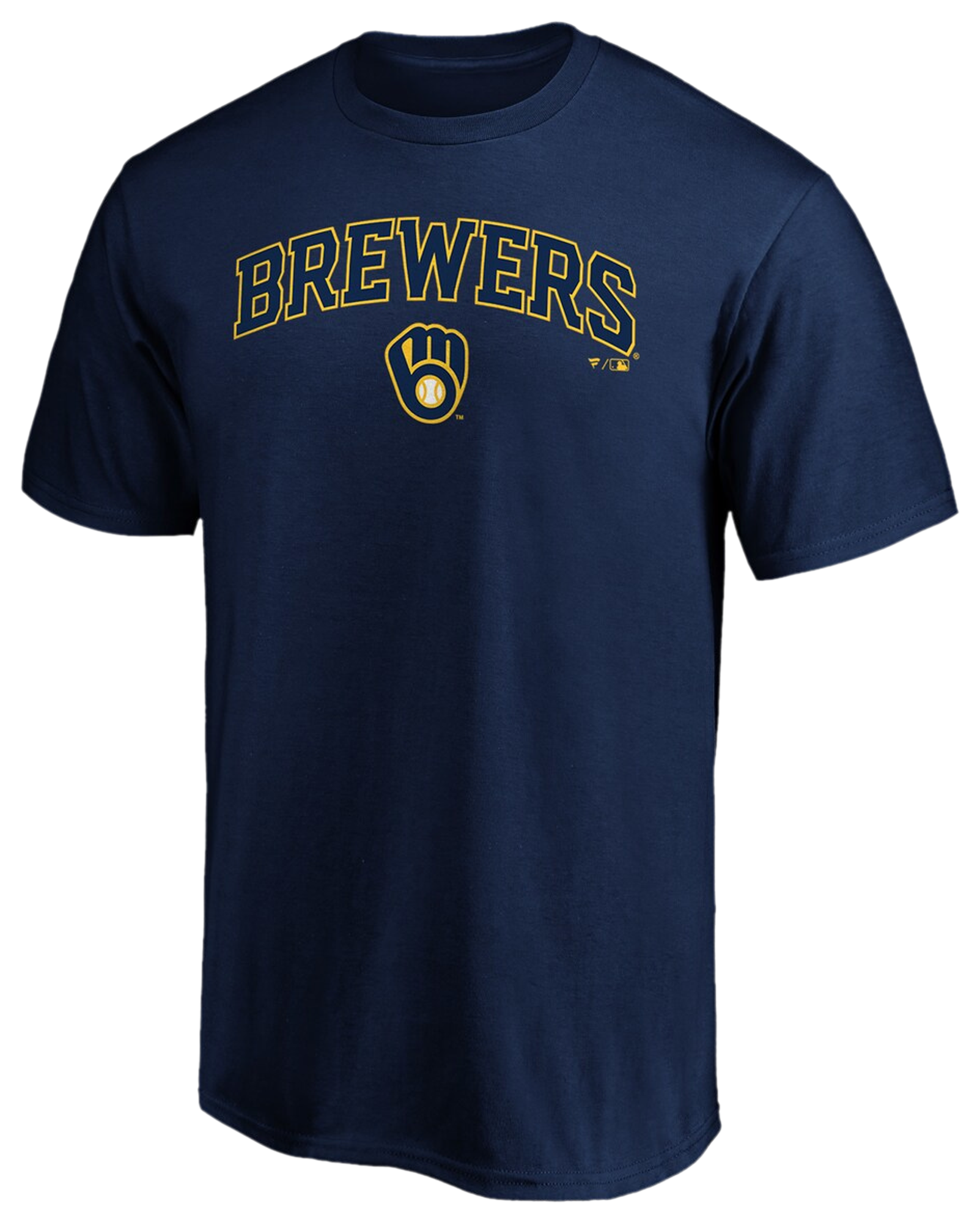 Fanatics Brewers Logo Lockup T-Shirt Men's