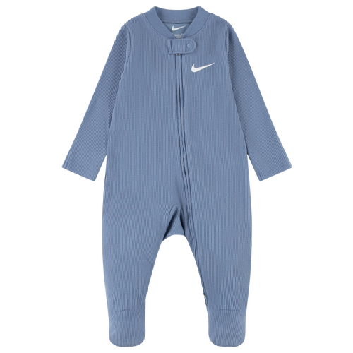 Nike Viscose Waffle Footed Coveralls - Boys' Infant Shoes Work Blue Size 9MO
