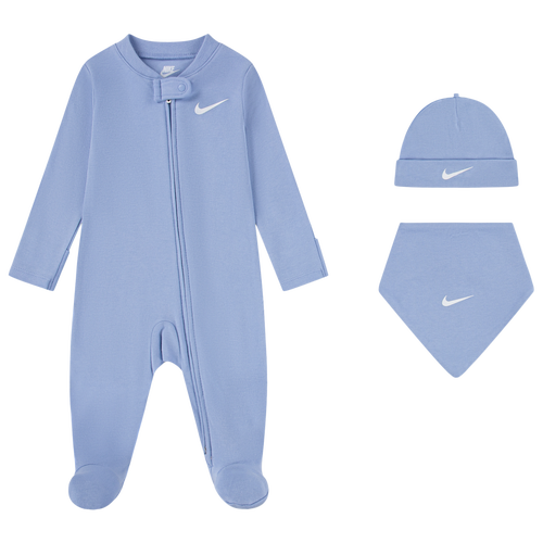 Boys Infant Nike 3 Piece Coveralls Bib Hat Set - Boys' Infant Cobalt Bliss