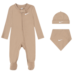 Boys' Infant - Nike 3 Piece Coveralls Bib Hat Set - Hemp