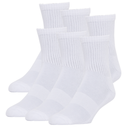 Men's - LCKR 6-Pack Athletic Half Cushion Quarter - White/White