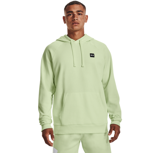 

Under Armour Mens Under Armour Rival Fleece LC Logo Hoodie - Mens Green/White Size L