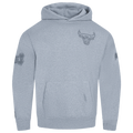 Pro Standard Bulls Logo Hoodie - Pro Standard Dark Heather Gray
