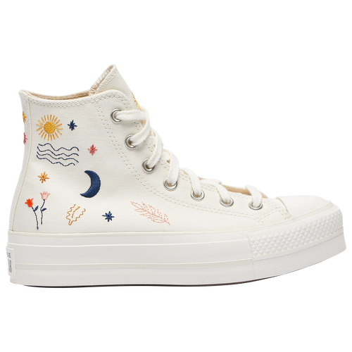 CONVERSE WOMENS CONVERSE ITS OK TO WANDER PLATFORM HIGH TOP,194432804142