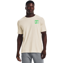 Men's - Under Armour Box Logo Short Sleeve T-Shirt - Summit White/White