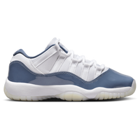 JORDAN Air 11 Retro Low Diffused Blue Big Kids Shoes White