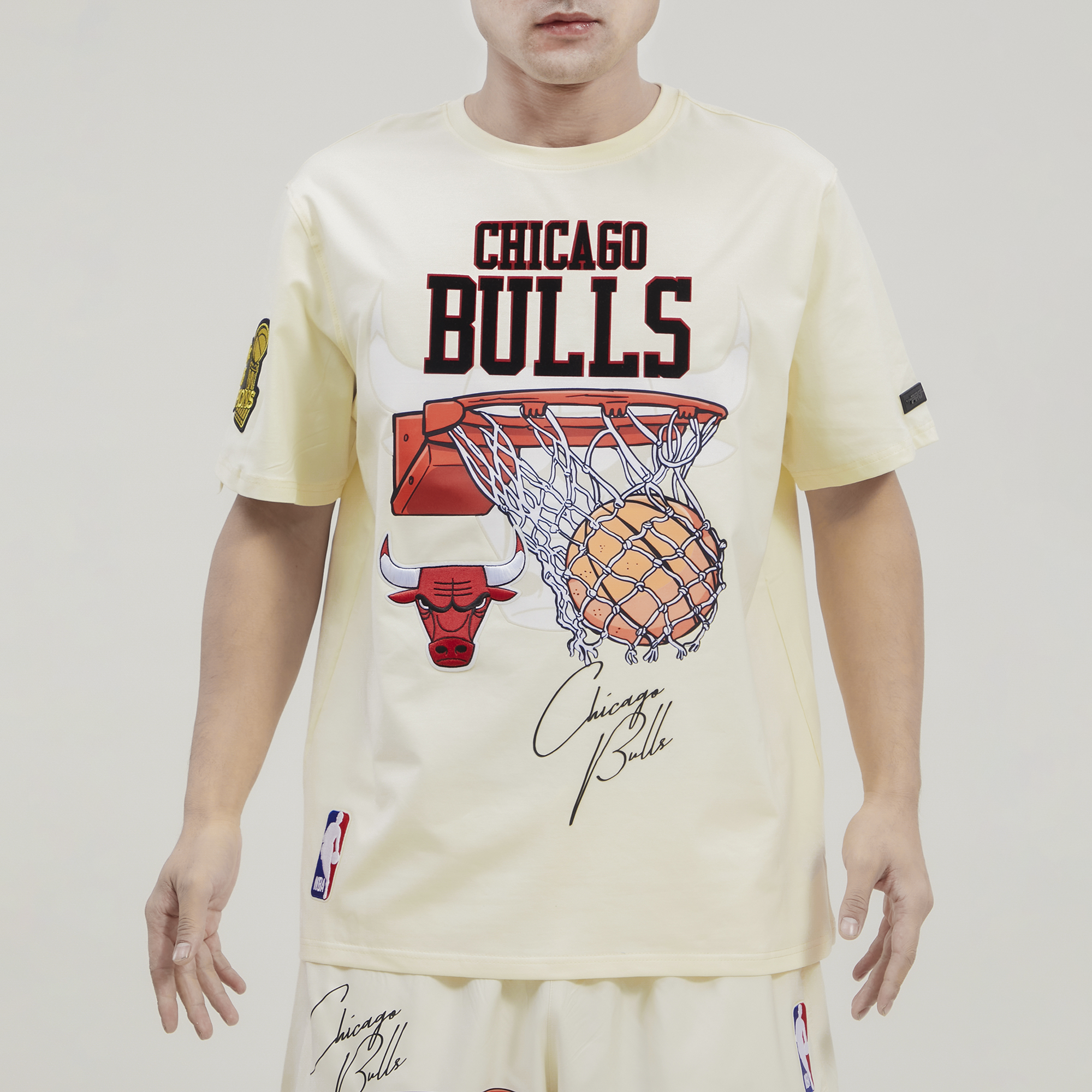 Mitchell & Ness All Over Crew 2.0 Tee Chicago Bulls