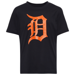 Boys' Grade School - New Era Tigers Old English T-Shirt - Navy