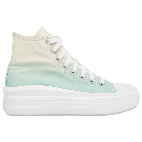 Converse Chuck Taylor All Star Hi Move Ombre Canvas Platform Sneakers In Egret/light Dew-white In Beige/blue