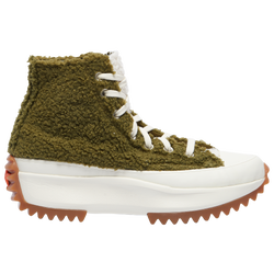 Women's - Converse Run Star Hike Hi - Dark Moss/Bold Mandarin