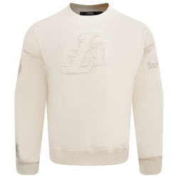 Men's - Pro Standard LOS ANGELES LAKERS SWEATSHIRT - Eggshell