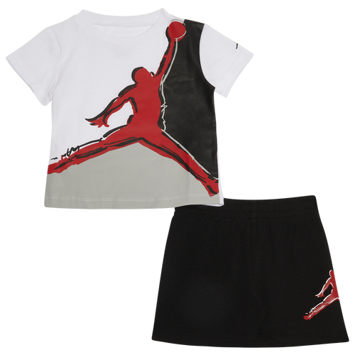 

Boys Infant Jordan Jordan Painted Jumpman T-Shirt and Shorts Set - Boys' Infant Black/White Size 12MO