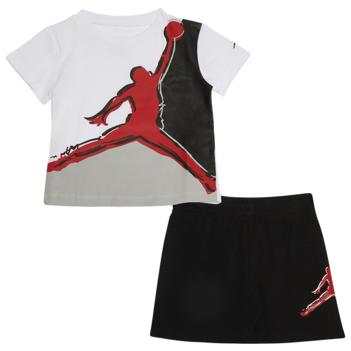 

Boys Infant Jordan Jordan Painted Jumpman T-Shirt and Shorts Set - Boys' Infant Black/White Size 18MO