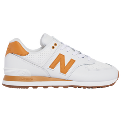 Men's - New Balance 574 - Orange/White/Wheat