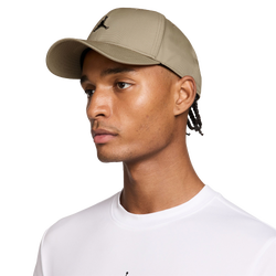 Men's - Jordan Jumpman Metal Rise Cap  - Khaki/Gray