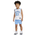 Jordan 23 Muscle DNA Shorts Set - Boys' Toddler White/University Blue