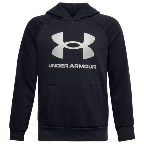 

Under Armour Boys Under Armour Rival Fleece PO Hoodie - Boys' Grade School Black/Onyx/White Size XL