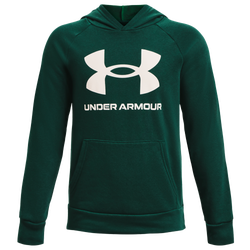 Boys' Grade School - Under Armour Rival Fleece PO Hoodie - Intensity/Onyx White