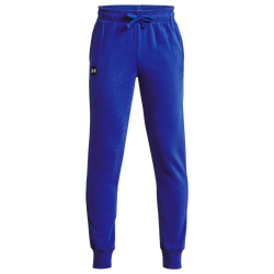 Boys' Grade School - Under Armour Rival Fleece Logo Joggers - Versa Blue/Onyx White