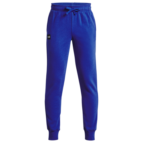 

Boys Under Armour Under Armour Rival Fleece Logo Joggers - Boys' Grade School Versa Blue/Onyx White Size XL