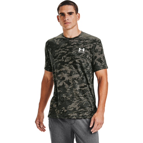 

Under Armour Mens Under Armour ABC Camo Short Sleeve T-Shirt - Mens Baroque Green/White Size XL