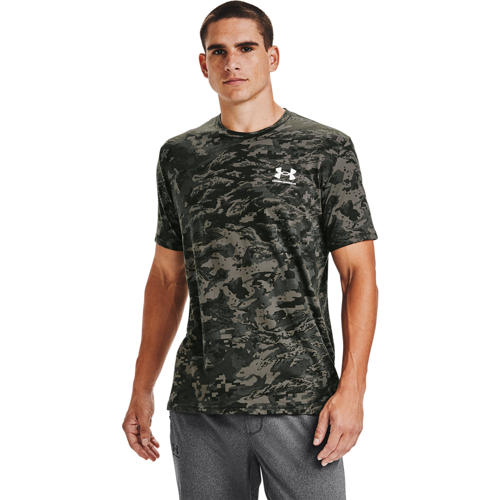 Men's UA ABC Camo Boxed Logo Short Sleeve | Under Armour