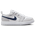 Jordan AJ 1 Low - Garçons, maternelle Blanc/Bleu de minuit/Gris neutre