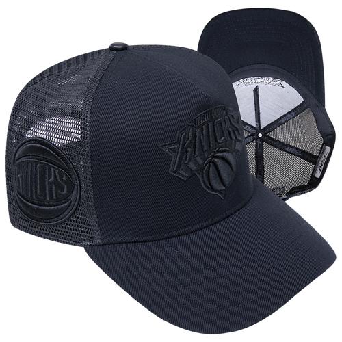 

Pro Standard Mens Pro Standard Knicks Black Out Classic Trucker - Mens Black/Black Size One Size