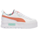 White/Coral/Teal