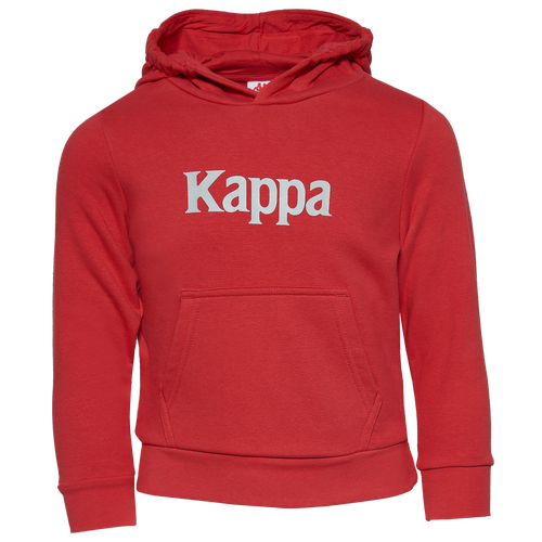 

Boys Kappa Kappa Harris Fleece Hoodie - Boys' Grade School Red/White Size 10